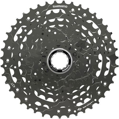 Shimano cassette CS-LG400 10v 11-43t link glide zwart OEM