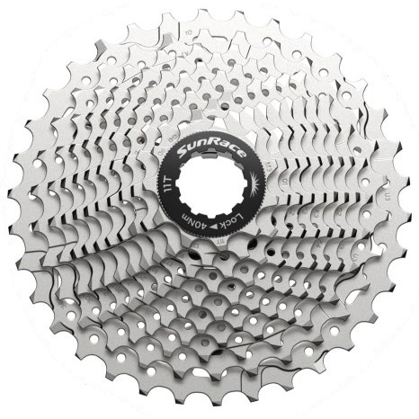 Sunrace cassette CSRX1 11v 11-32t zilver