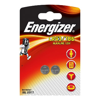 Energizer Alkaline LR43/186 Blister 2 stuks