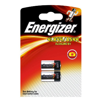 Energizer Alkaline 6V 4LR44/A544 Blister 2 stuks