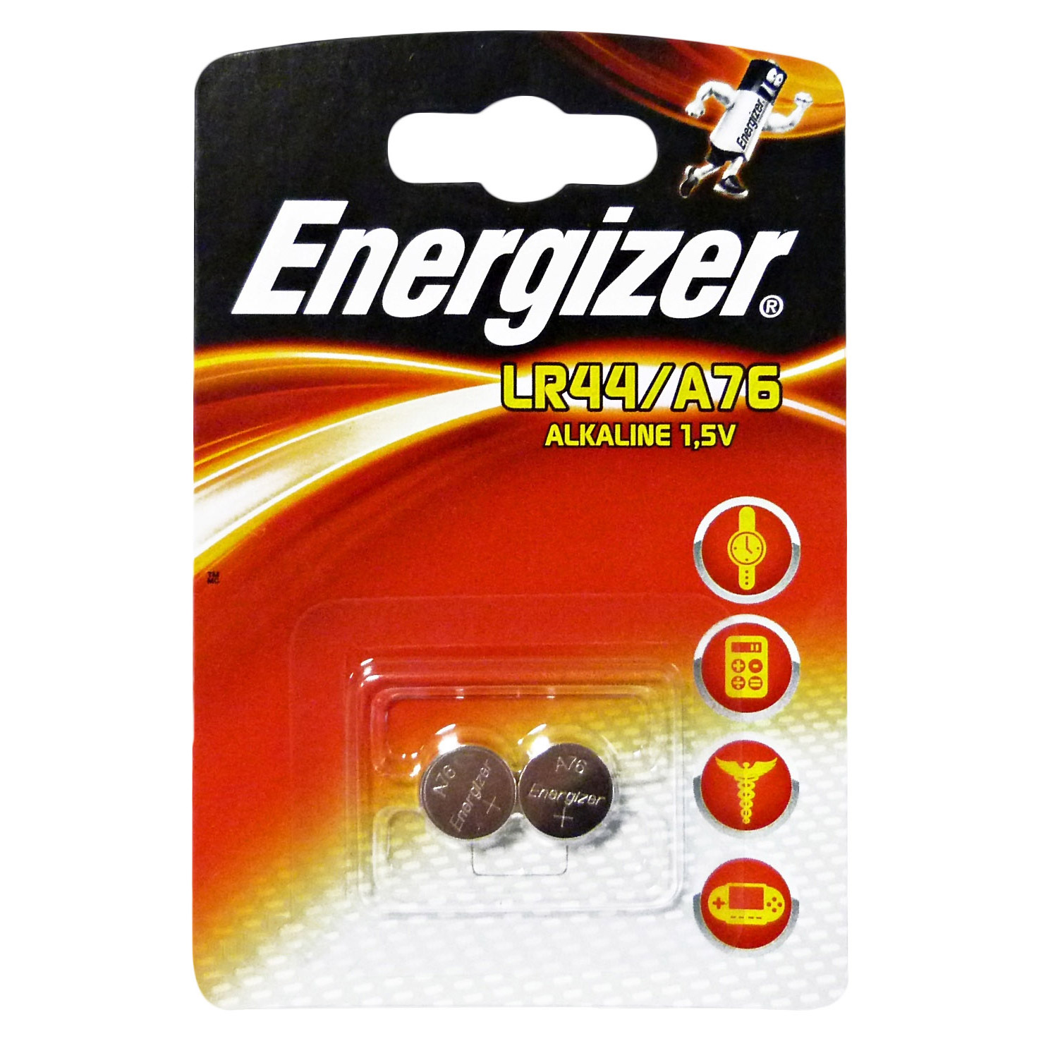 Energizer Alkaline 1,5V LR44/A76 Blister 2 stuks