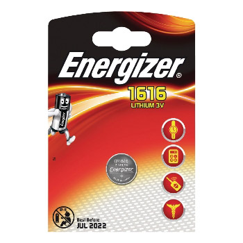 Energizer Lithium 3V  CR1616 Blister 1 stuk