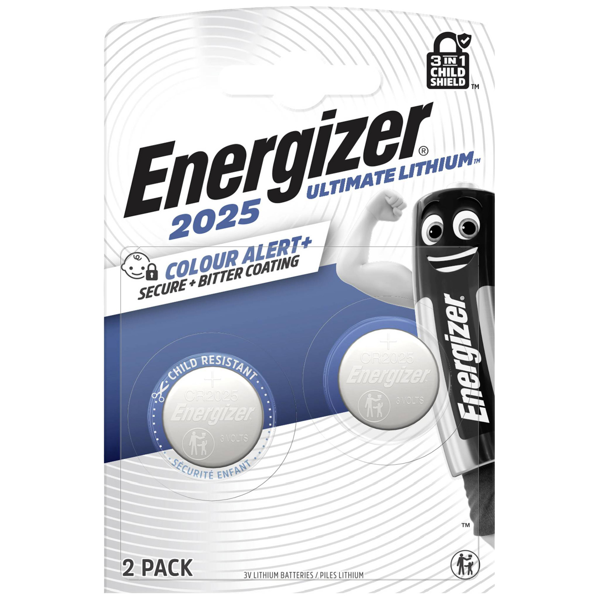 Energizer knoopcel Ultimate Lithium 3V CR2025 (2st)