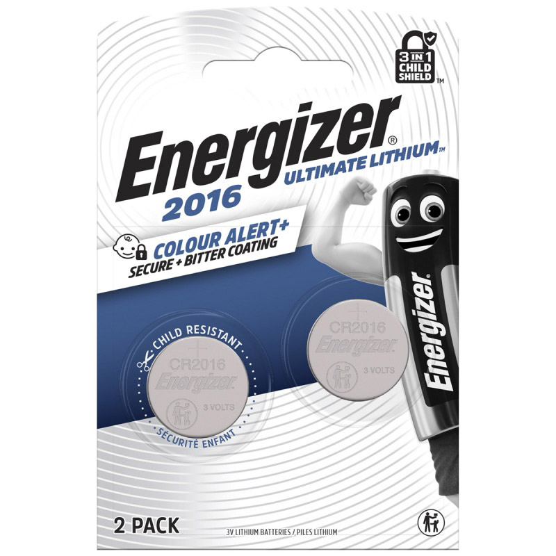Energizer knoopcel Ultimate Lithium 3V CR2016 (2st)