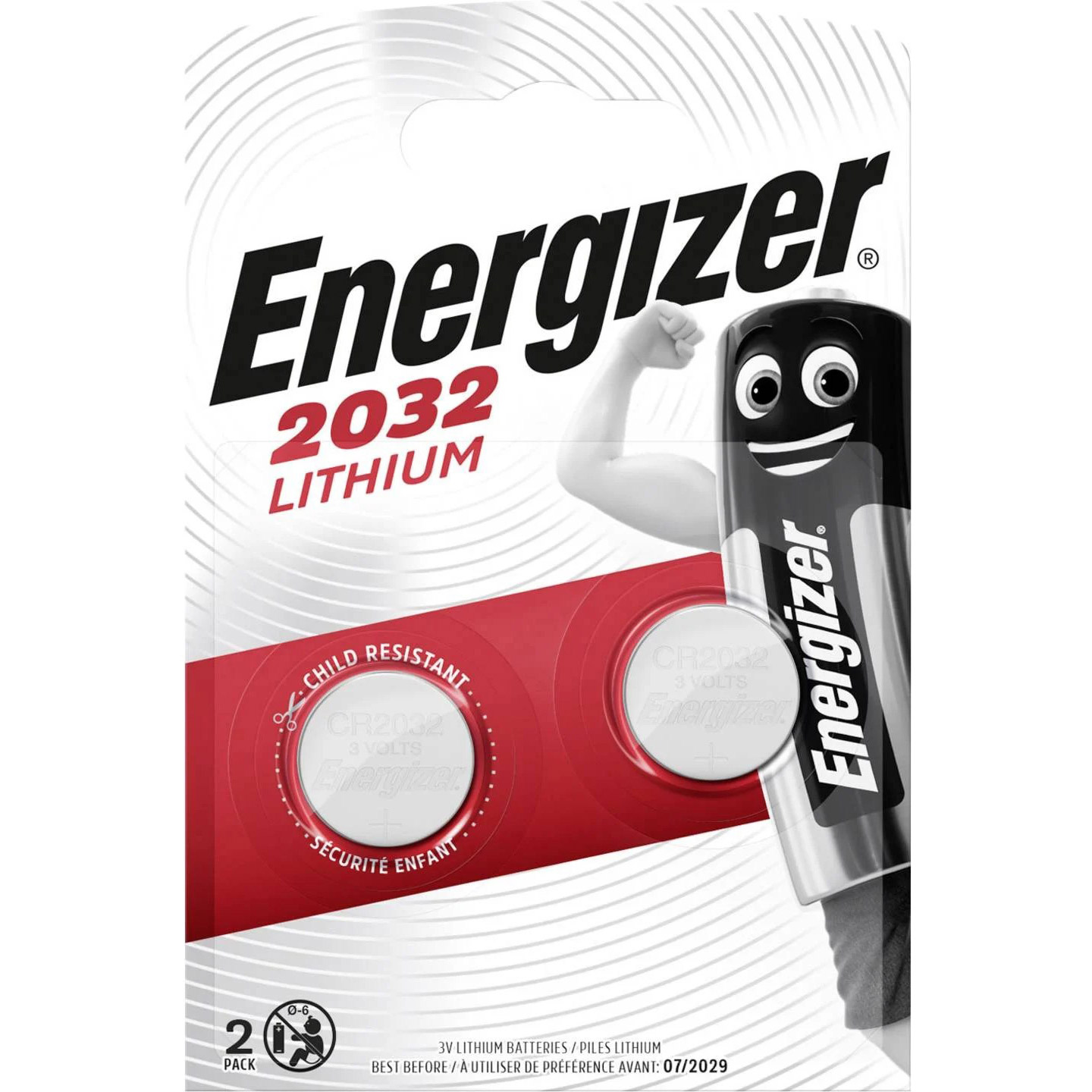Energizer knoopcel Ultimate Lithium 3V CR2032 (2st)