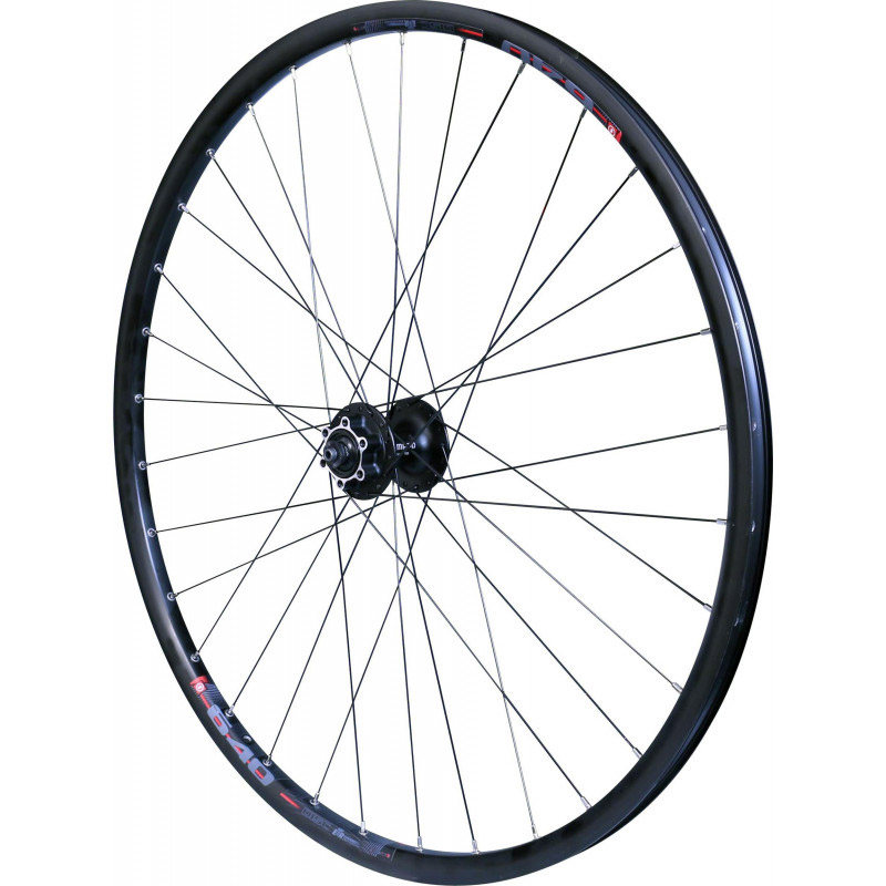 Velox voorwiel Mach1 M640 28" Deore M475 disc zwart