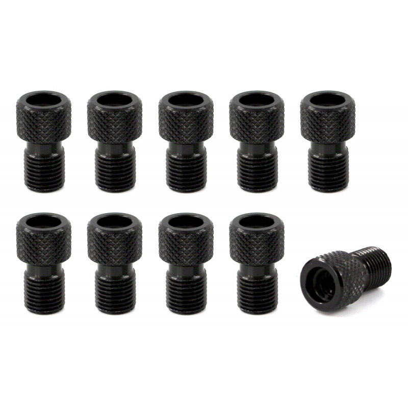 Velox conversiekit Presta / Schrader met O-ring alu (10st)