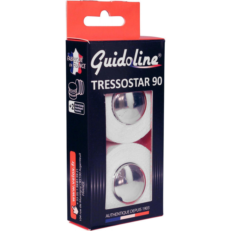 Velox stuurtape Tressostar 90 katoen wit (2st)
