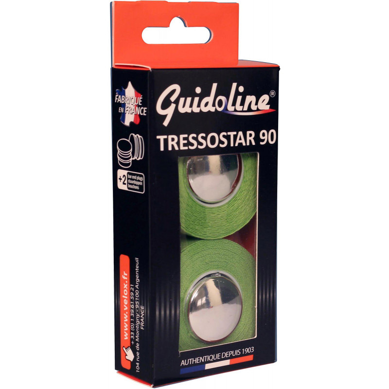 Velox stuurtape Tressostar 90 katoen limoengroen (2st)