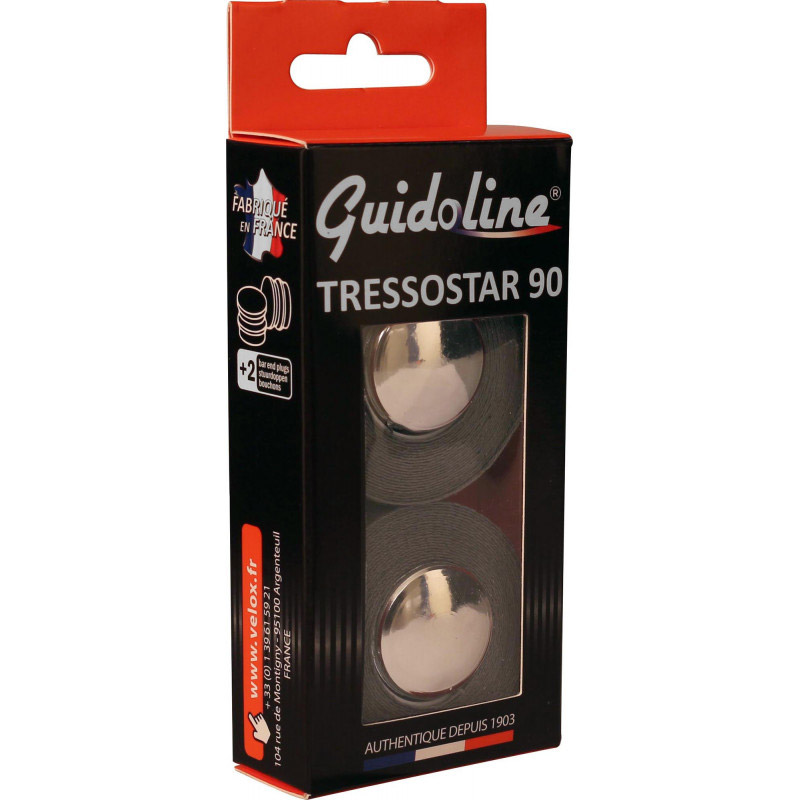 Velox stuurtape Tressostar 90 katoen donkergrijs (2st)