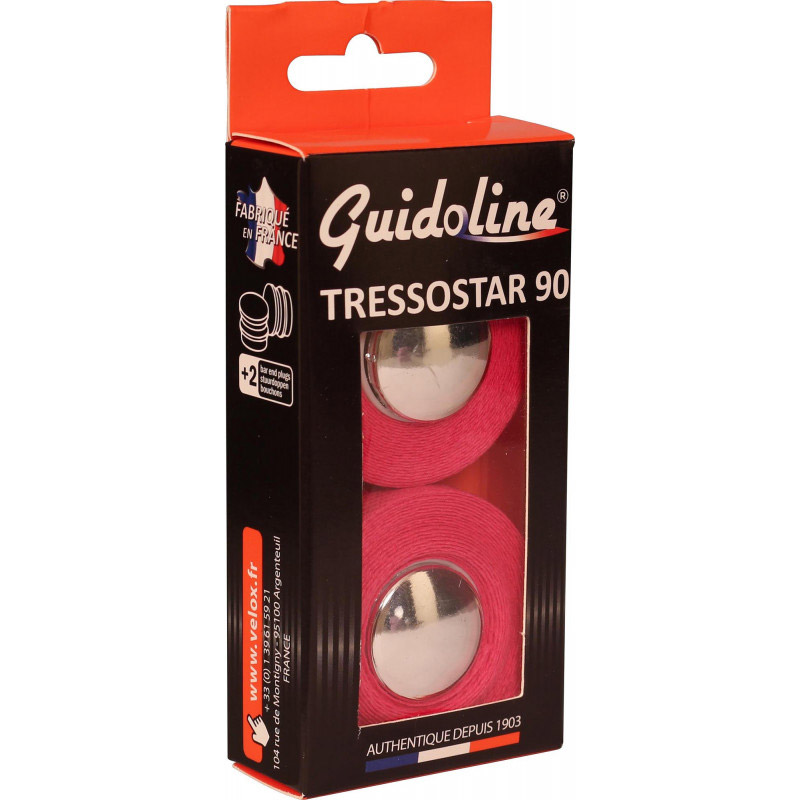 Velox stuurtape Tressostar 90 katoen donkerroze (2st)
