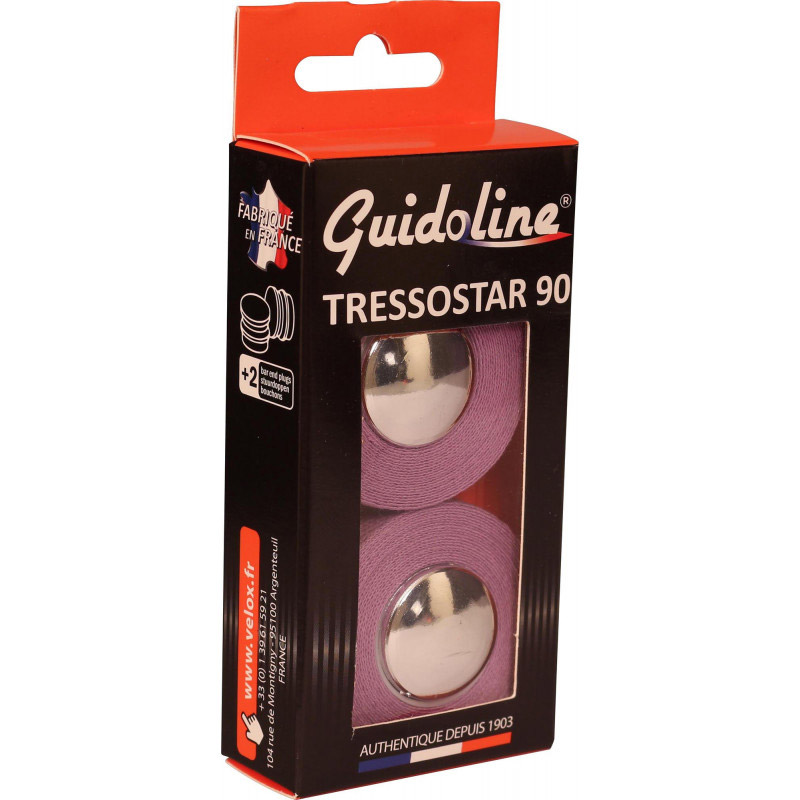 Velox stuurtape Tressostar 90 katoen mauve (2st)