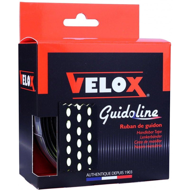 Velox stuurtape Bi-color 3.0 zwart/wit (2st)