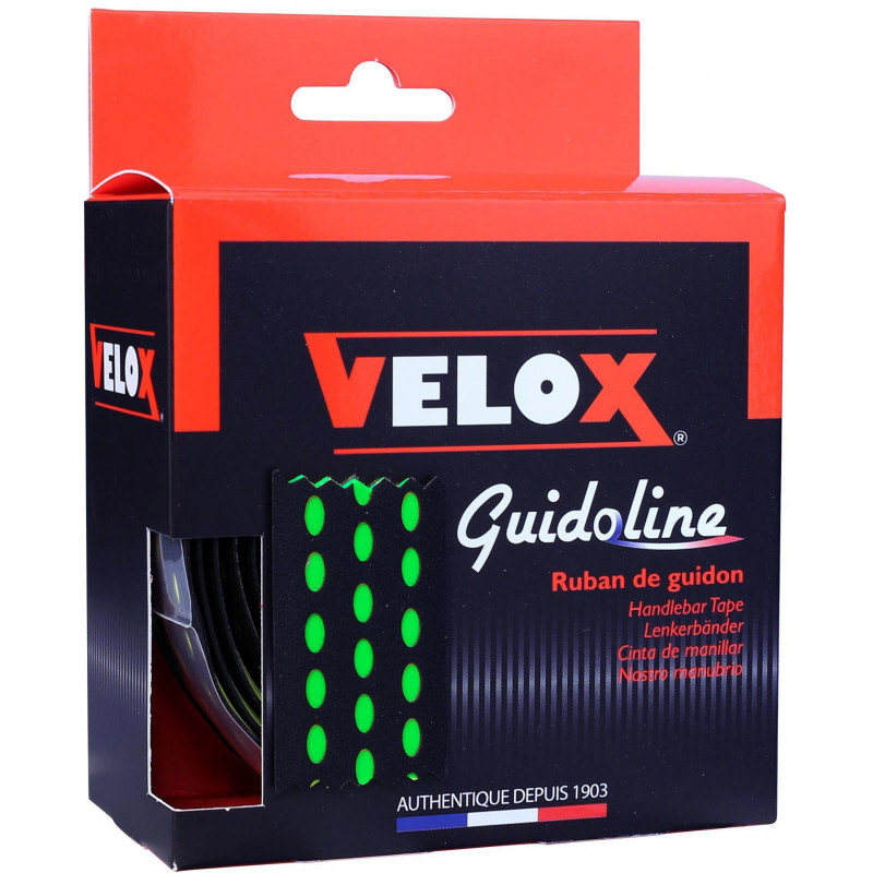 Velox stuurtape Bi-color 3.0 zwart/groen (2st)