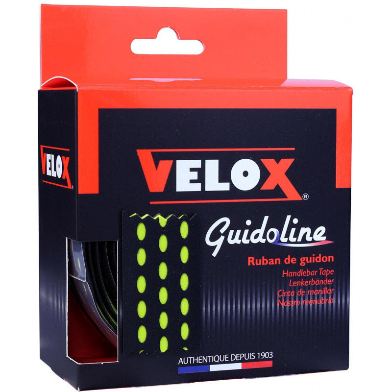Velox stuurtape Bi-color 3.0 zwart/limoengroen (2st)