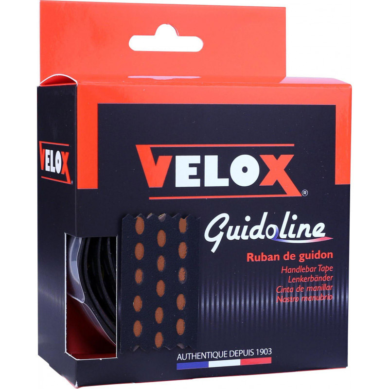 Velox stuurtape Bi-color 3.0 zwart/bruin (2st)