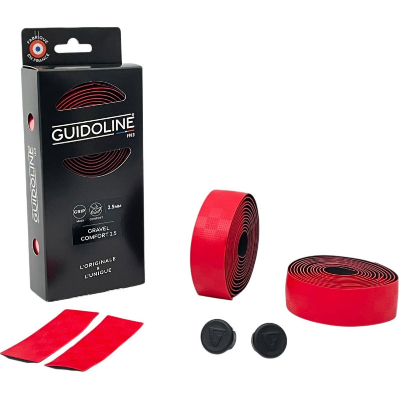 Velox stuurtape Gravel Confort 2.5 rood
