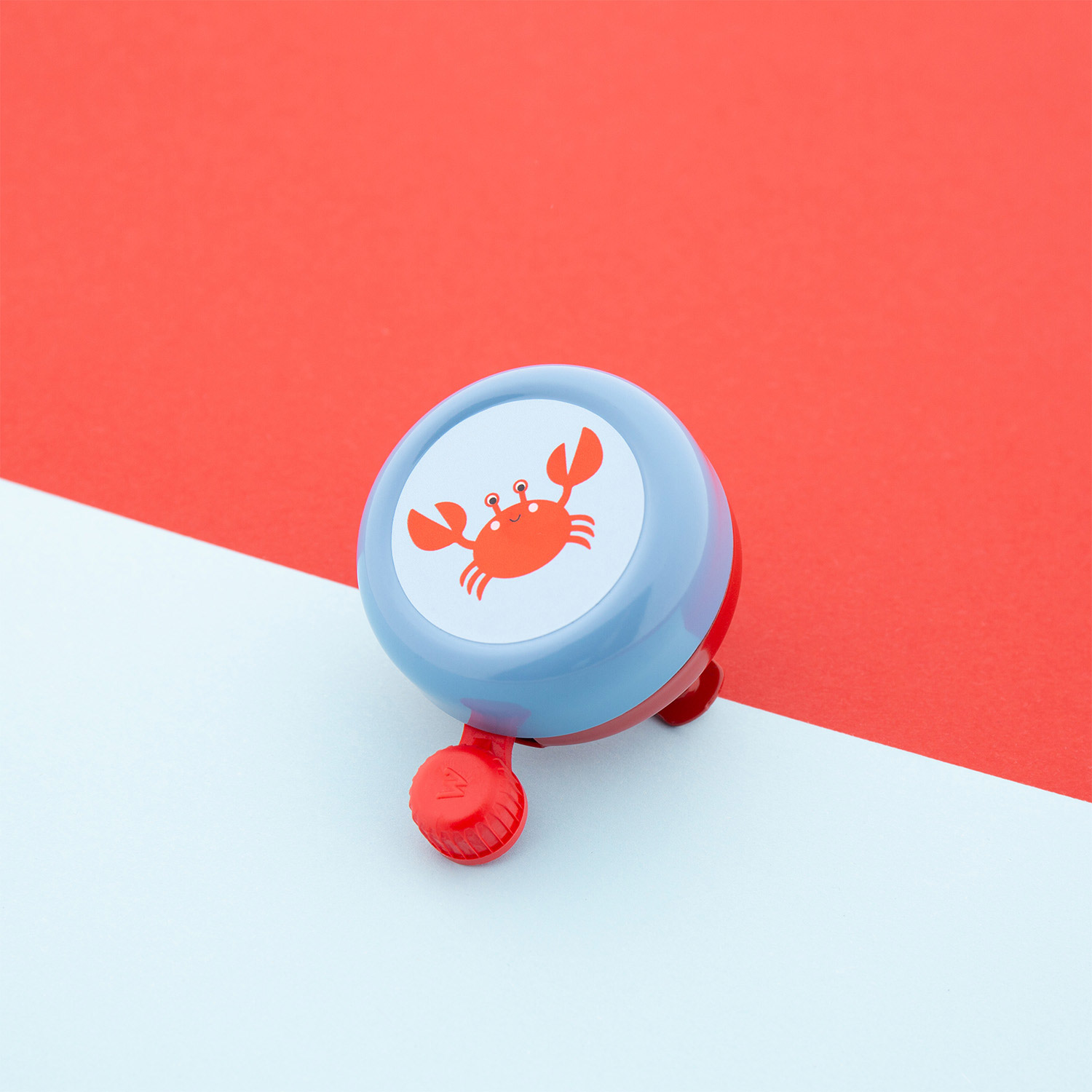 Widek bel Explorer Clappy Crab rood/blauw