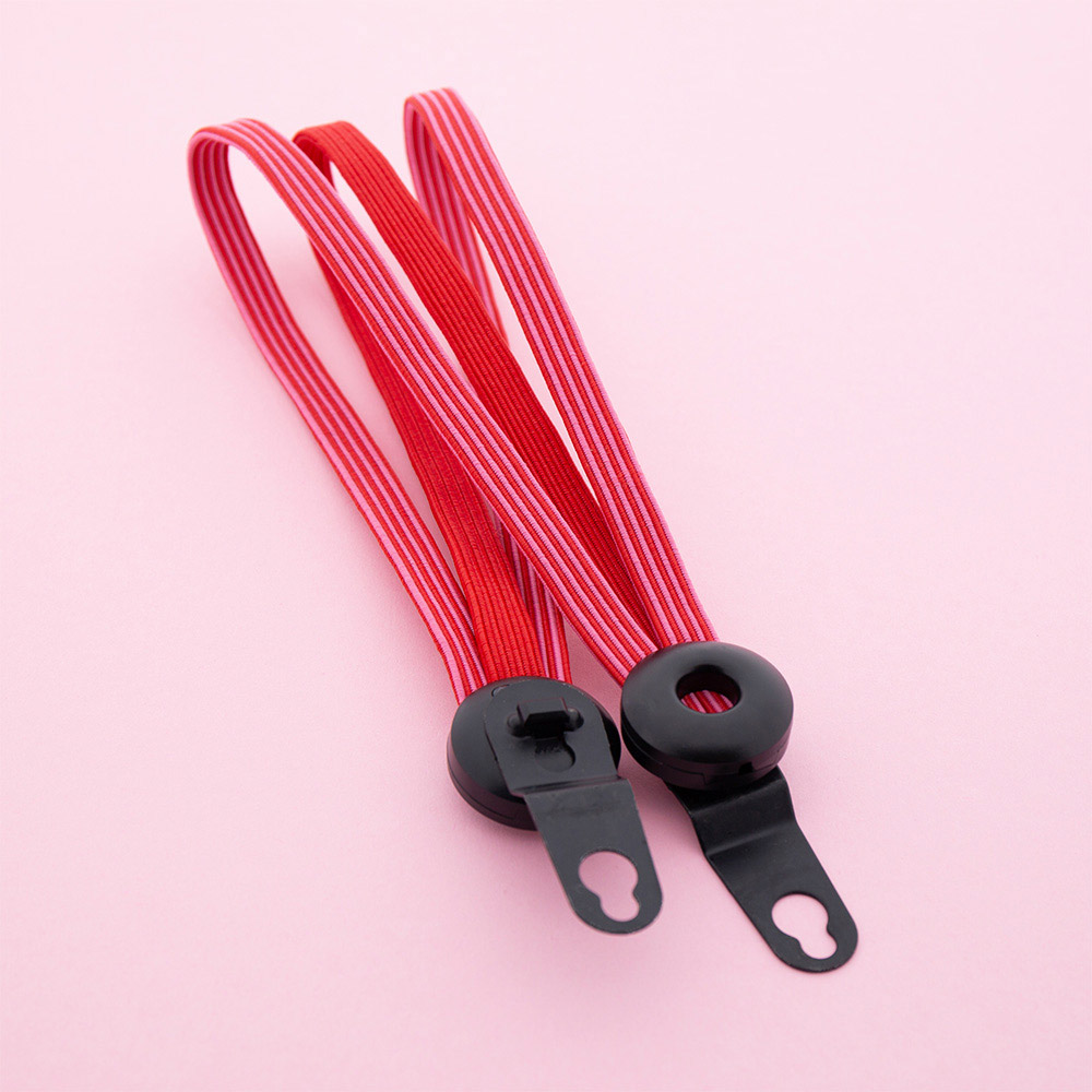 Widek snelbinder Explorer 20" zwarte beugels rood/roze