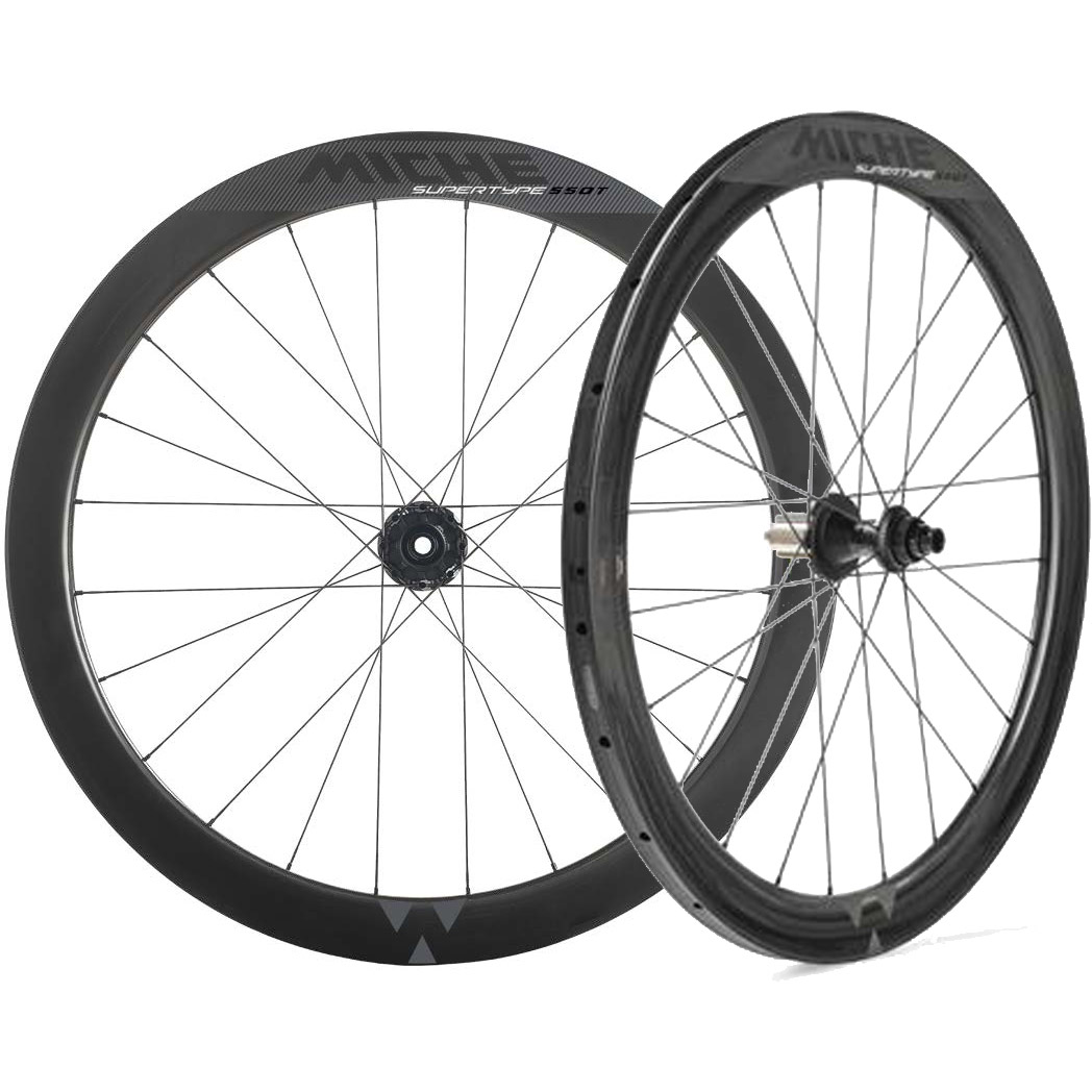 Miche wielset Supertype 550TDX 28" SRAM naaf tube carbon
