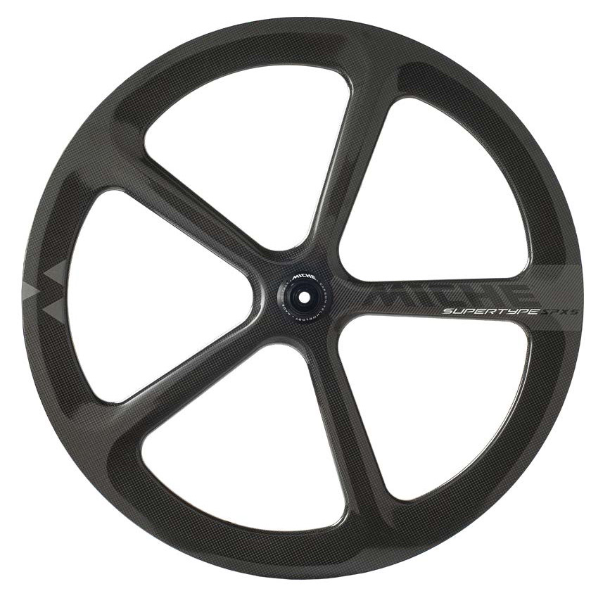 Miche voorwiel Supertype SPX 5 DX 28" 5 spaak tube carbon