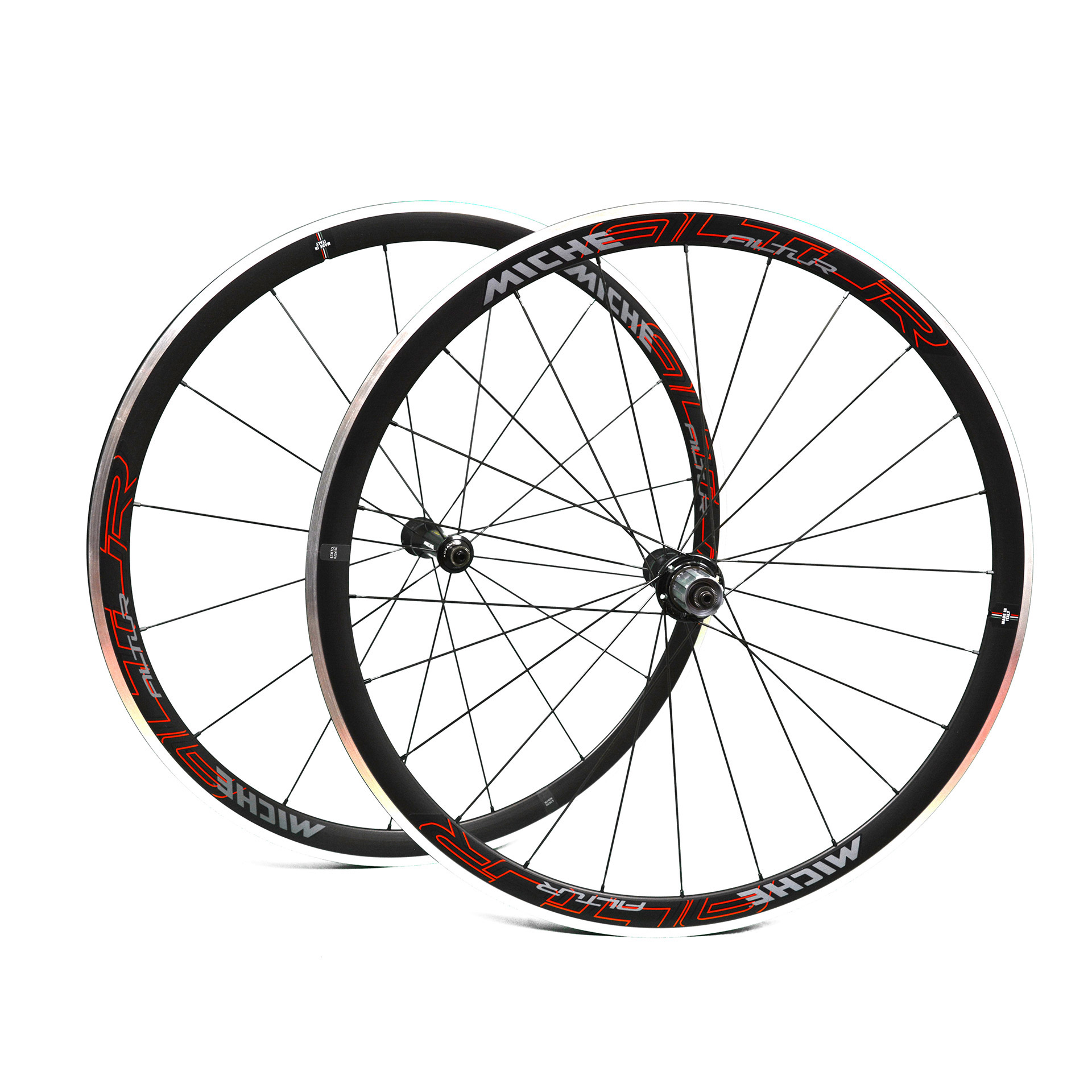 Miche wielset Altur 10V/11V Shimano Alu 16+24H (draad)