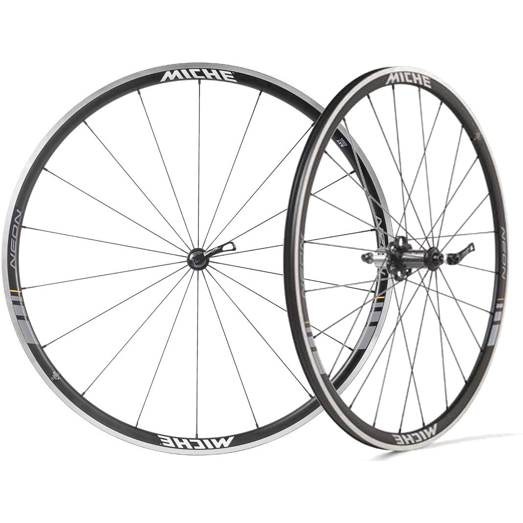 Miche wielset neon "CA" clincher zwart