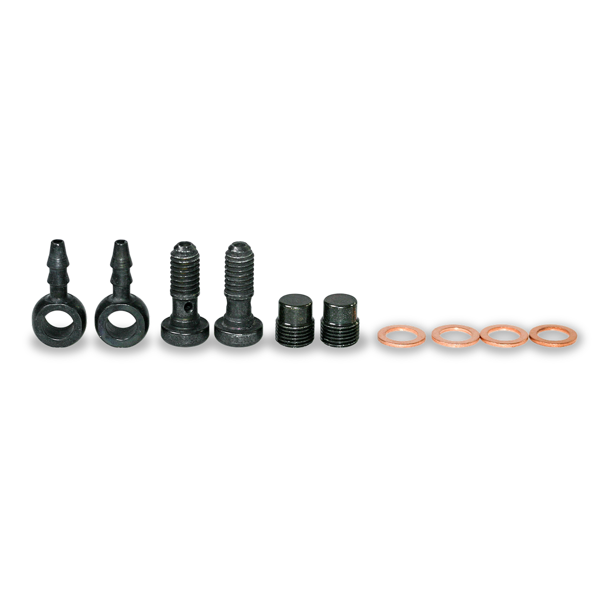 90° tubing connection for HS brakes