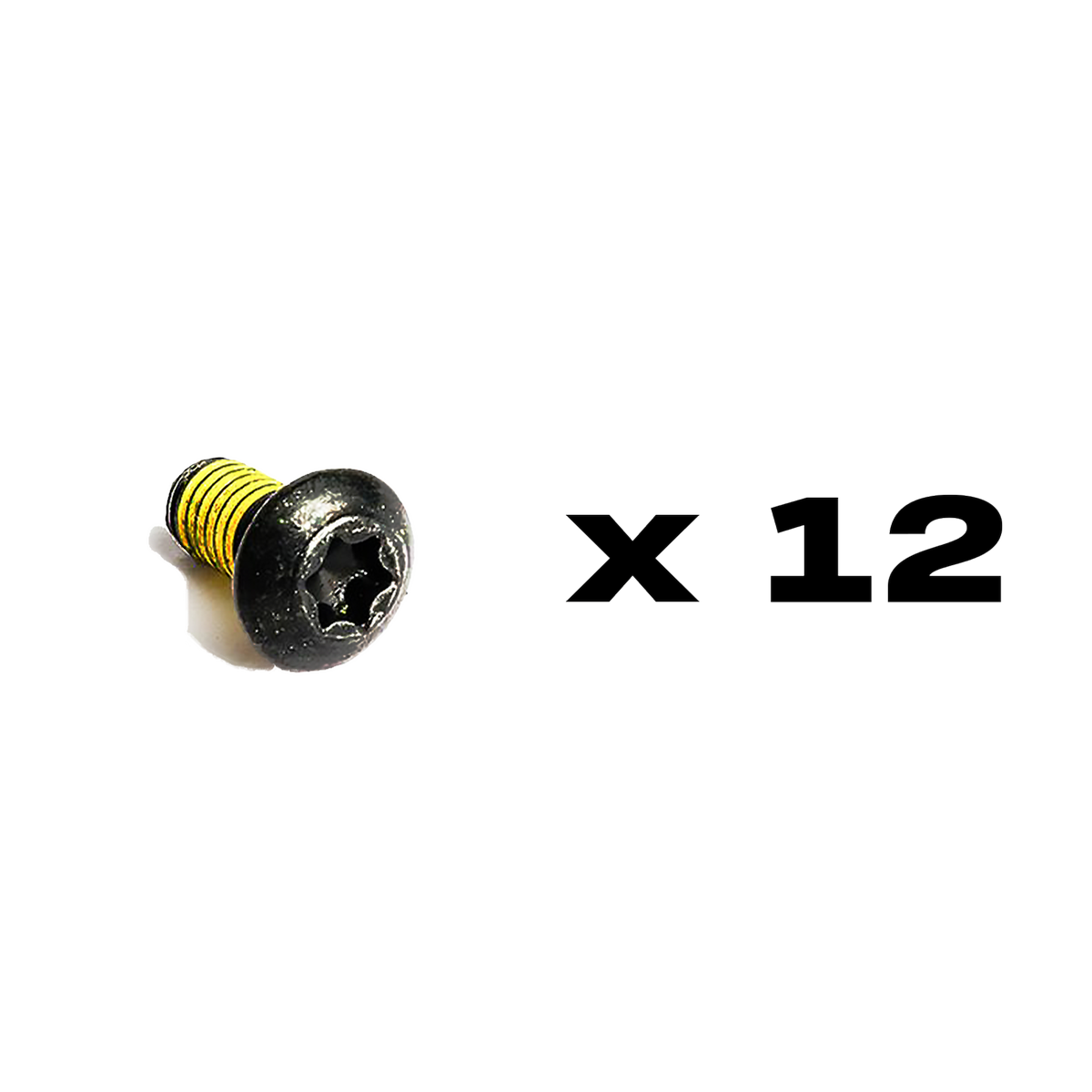 Set bevestigingsschroeven (staal) voor twee remschijven