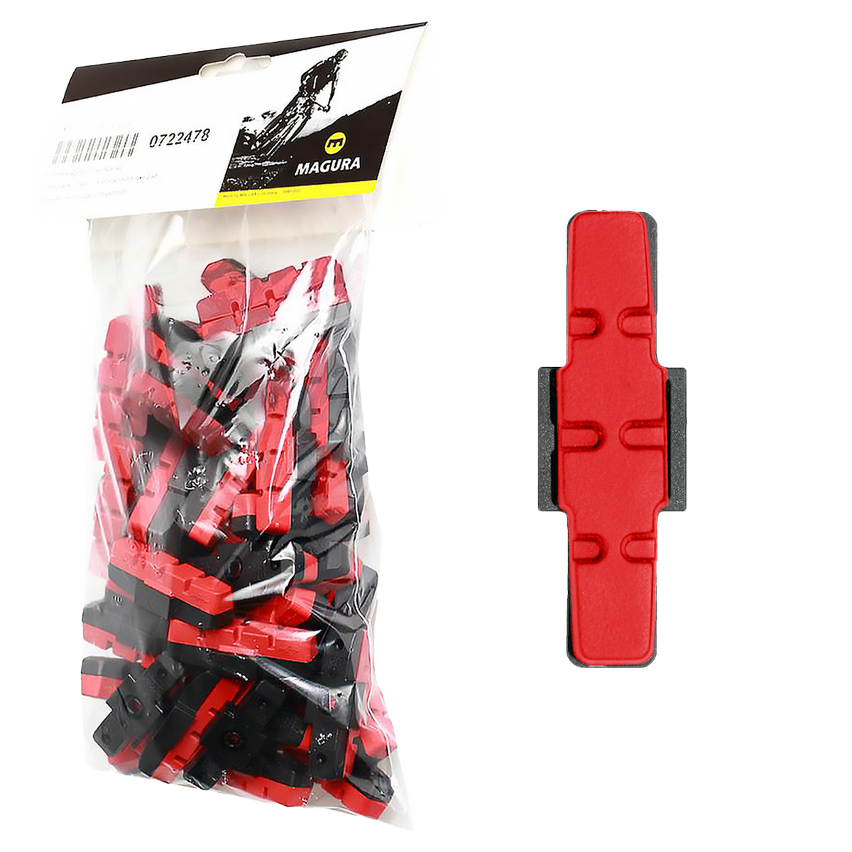 Remblokje rood (VE = 25 sets)