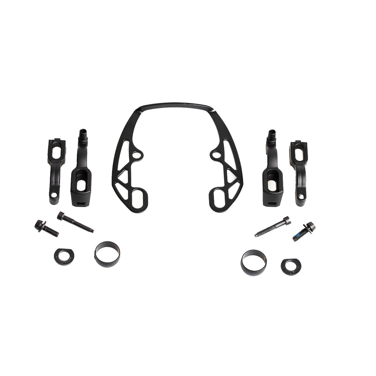 EVO2-adapter voor een rem, incl. EVO2-montageplaat, zwart