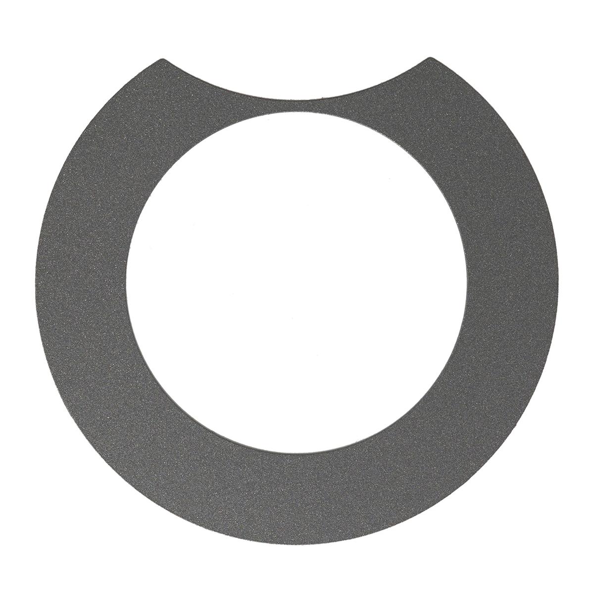 Afdekring, platinum, design-kap links (BDU2XX)