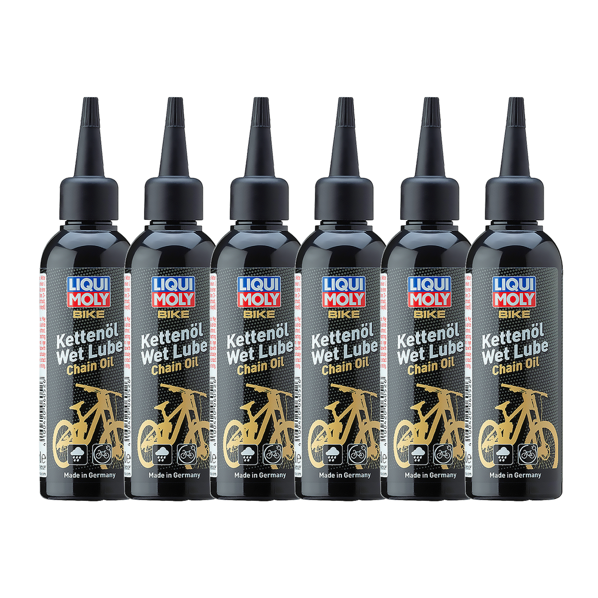 Bike-kettingolie Wet Lube, 100 ml, 6 flessen per doos