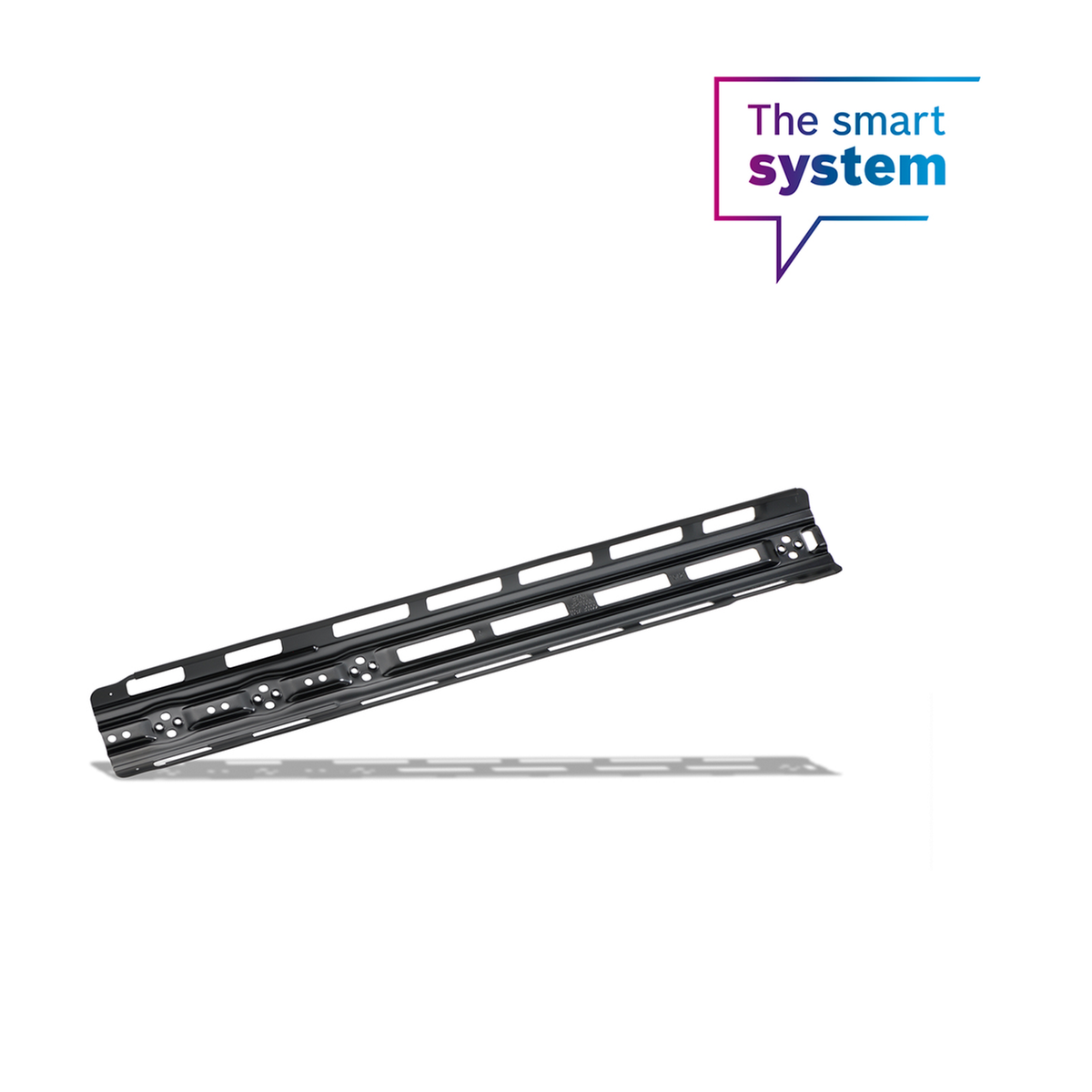 Montagerail met randbescherming PowerTube 750 horizontaal, axiaal (BBP377Y)