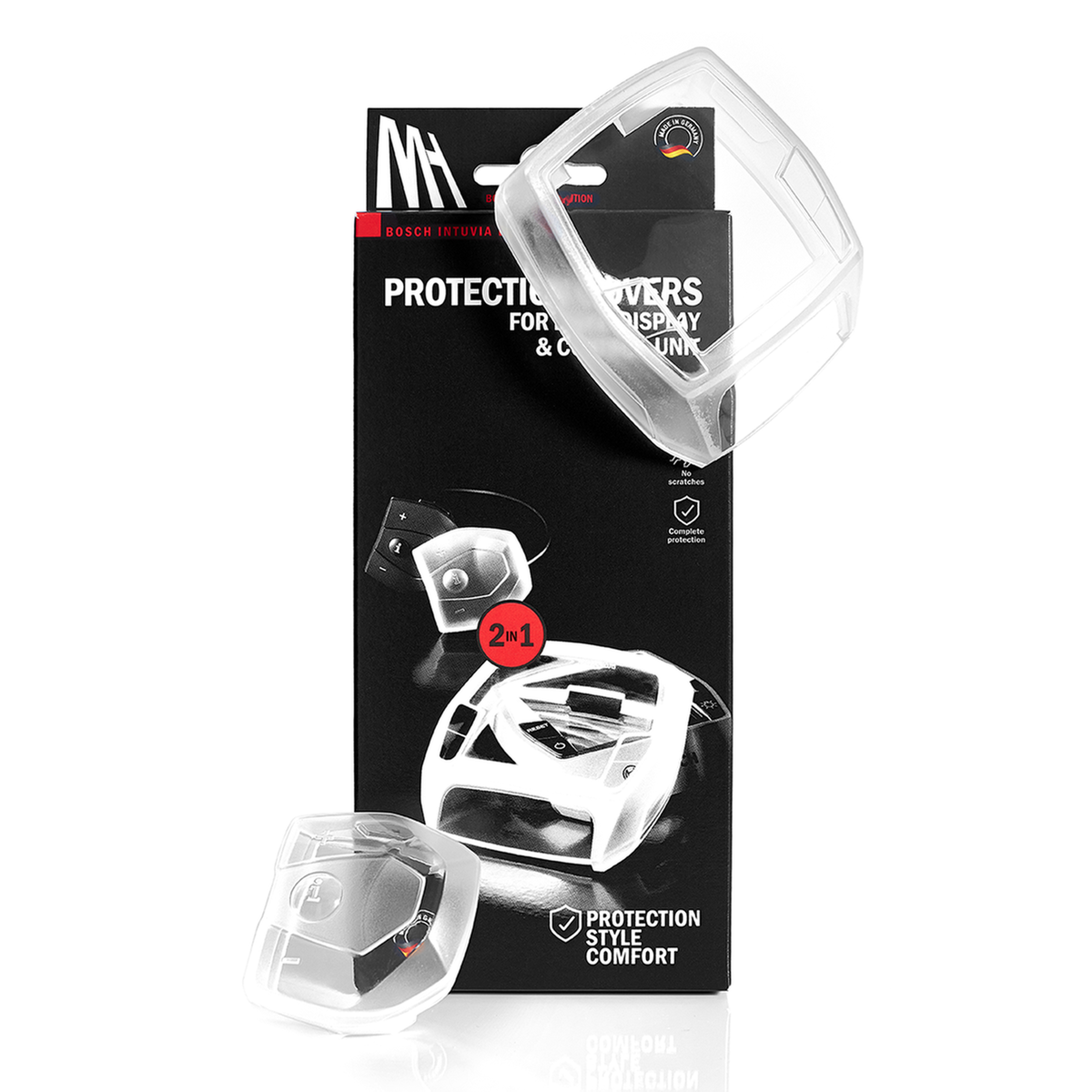 INTUVIA 2IN1 EDITION displaybescherming voor e-bike-displayenbedieningseenheid