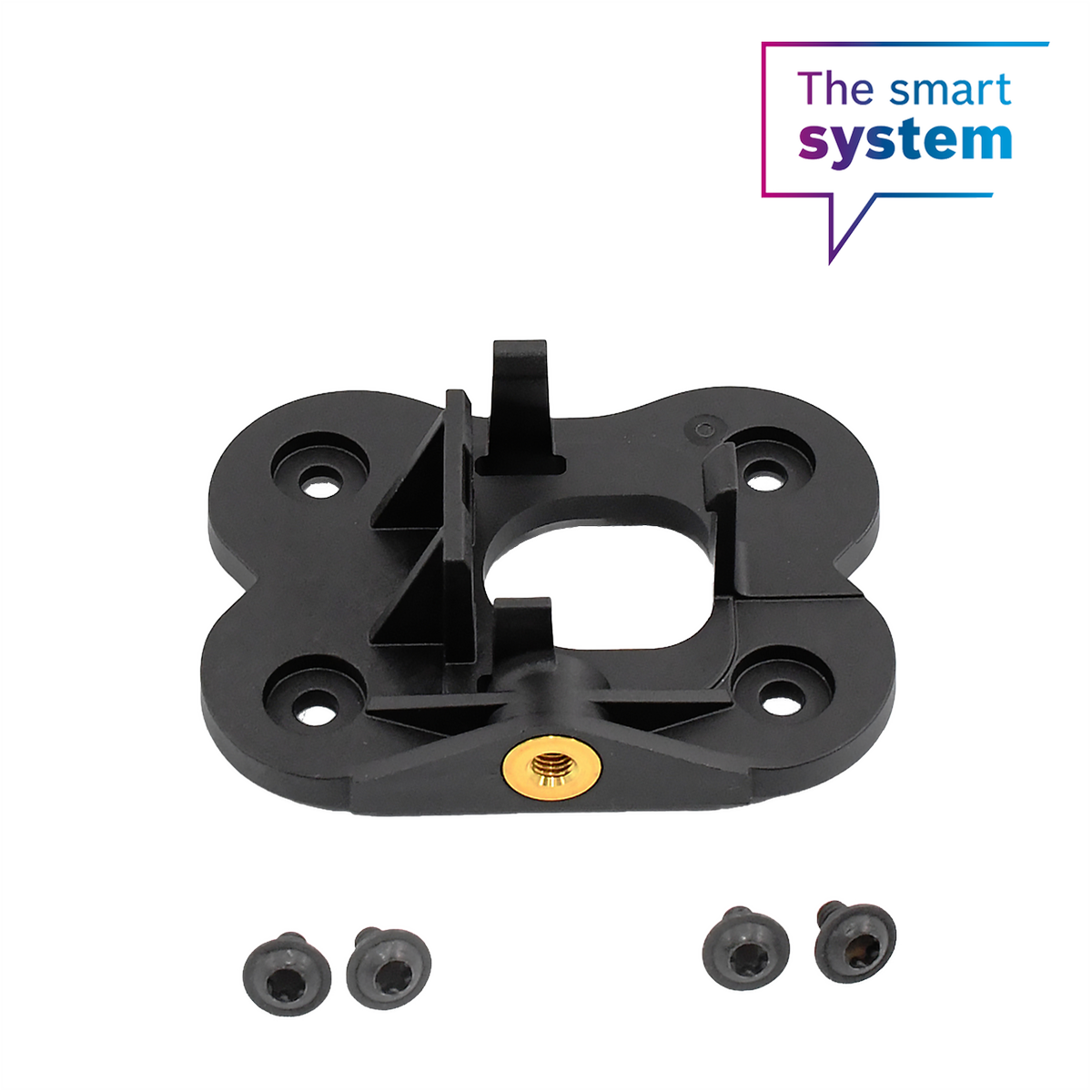 Schroefplaatset CompactTube horizontaal, slotzijde, permanent gemonteerd (BBP324Y)