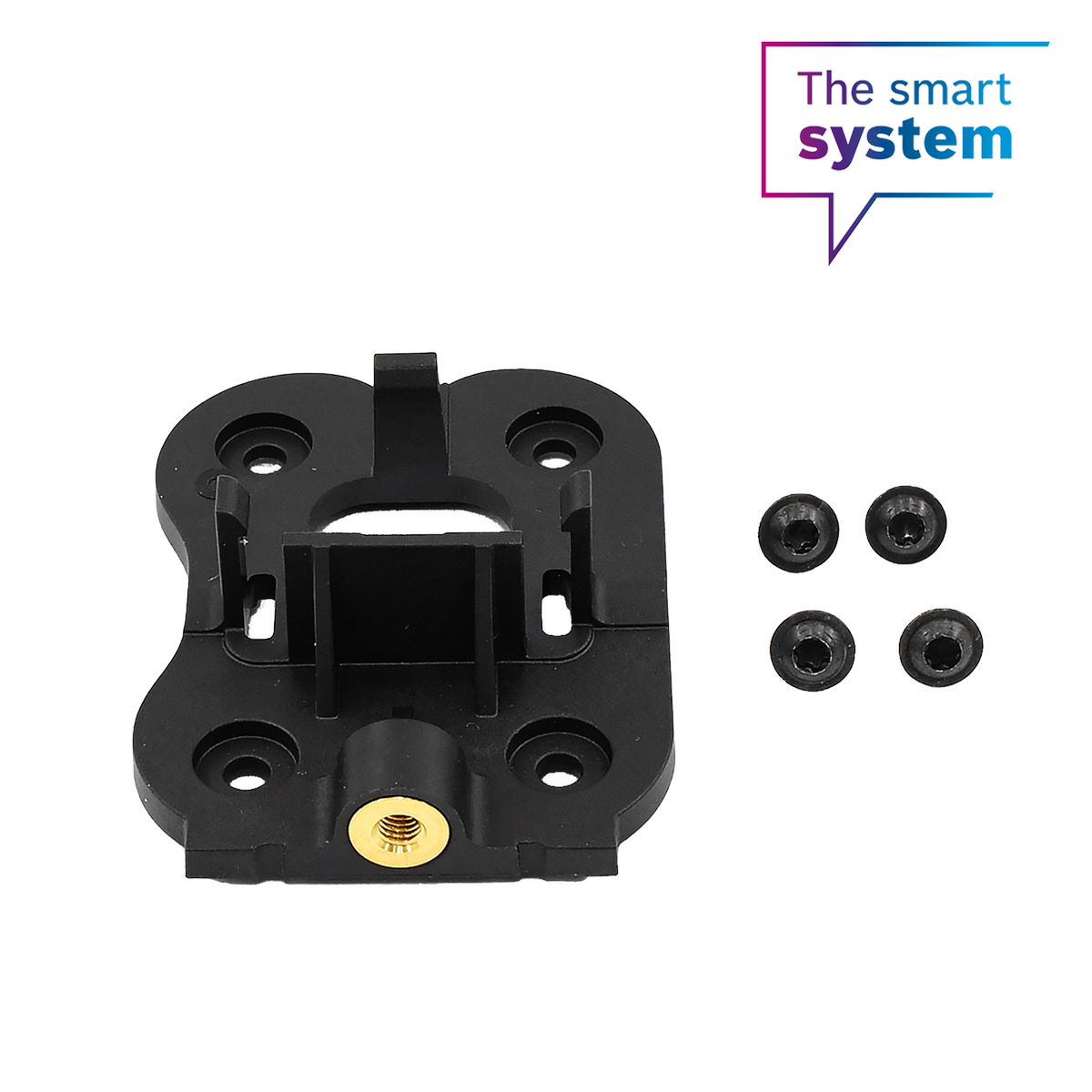 Schroefplaatset CompactTube verticaal, slotzijde, permanent gemonteerd (BBP324Y)