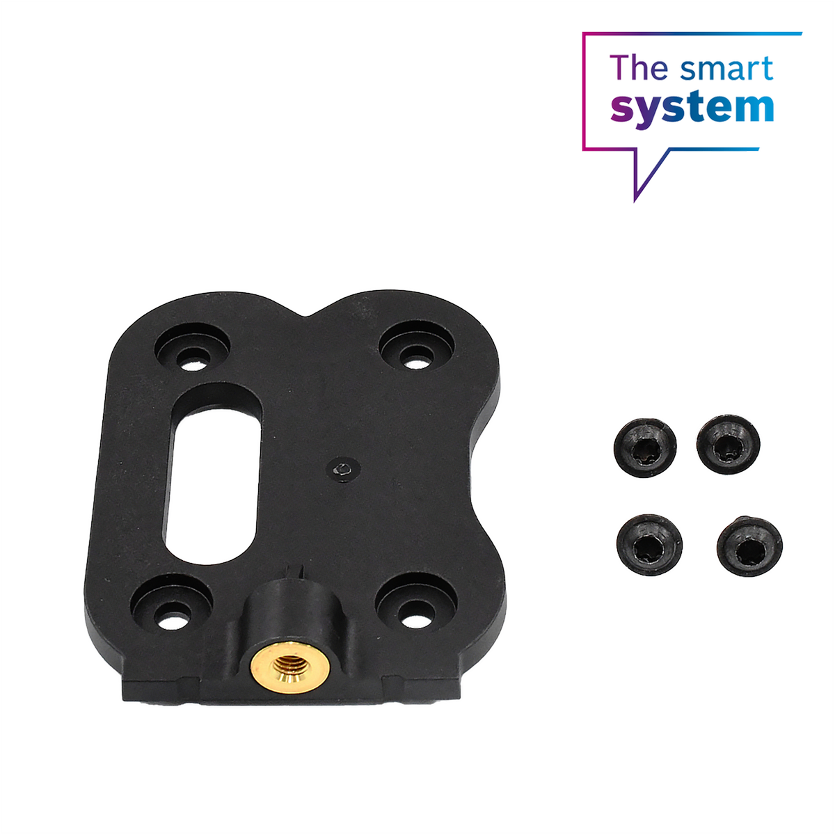 Schroefplaatset CompactTube verticaal, niet slotzijde, permanent gemonteerd (BBP324Y)