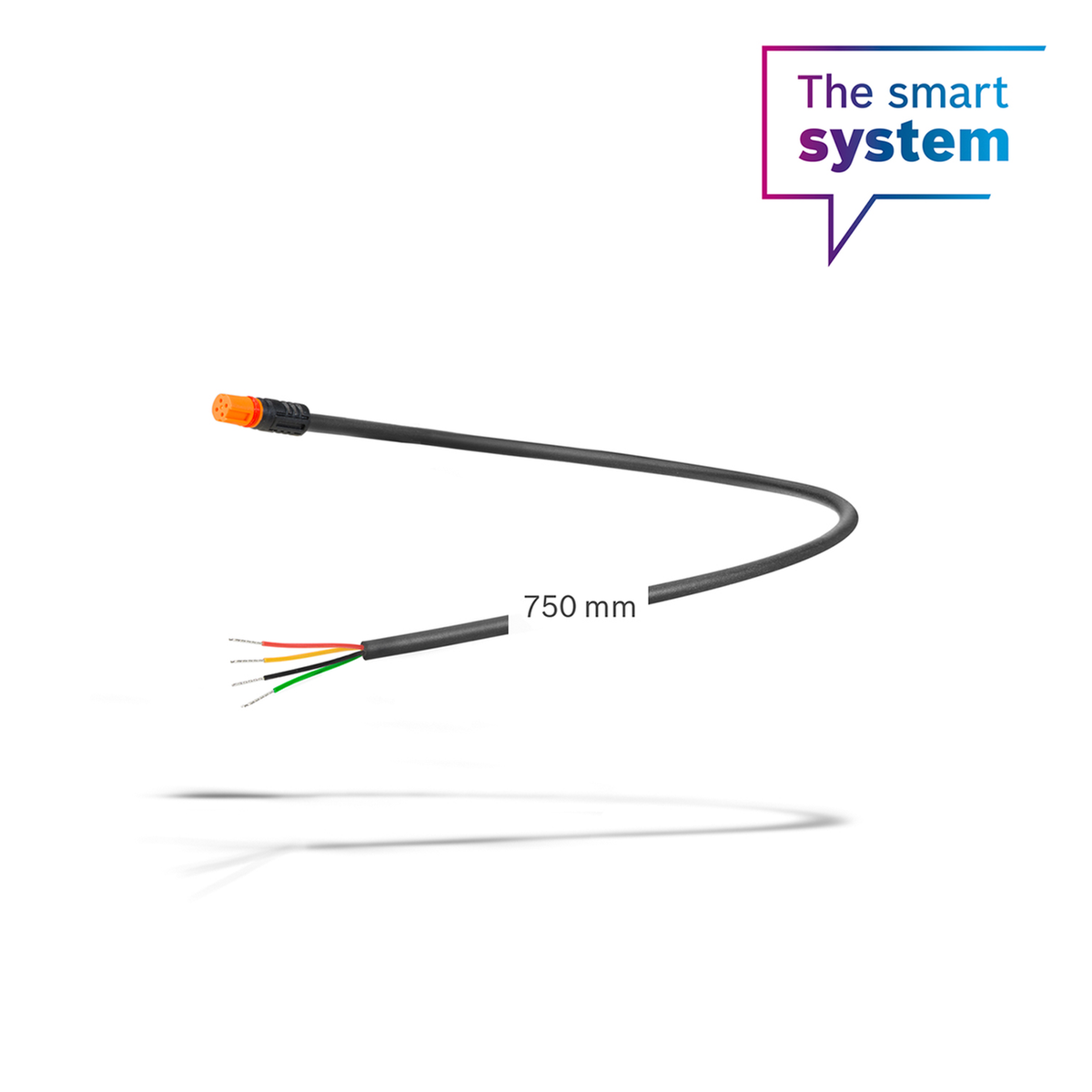 Voedingskabel toepassing van andere fabrikant + CAN, 750 mm (BCH3620_750)