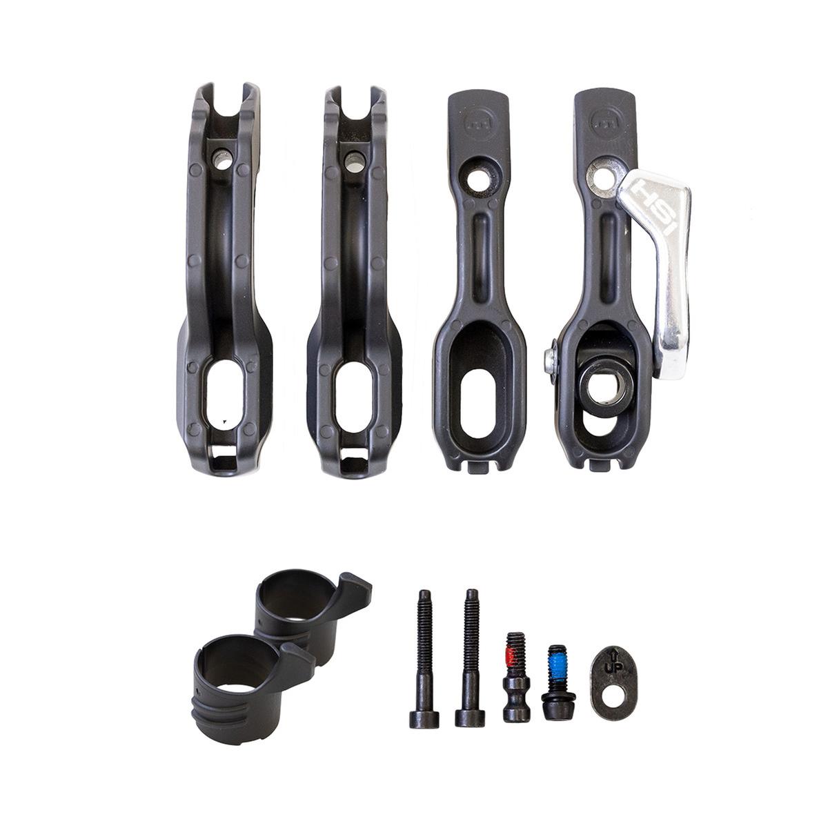 HSi-Adapter kompleet voor 1 rem, zwart