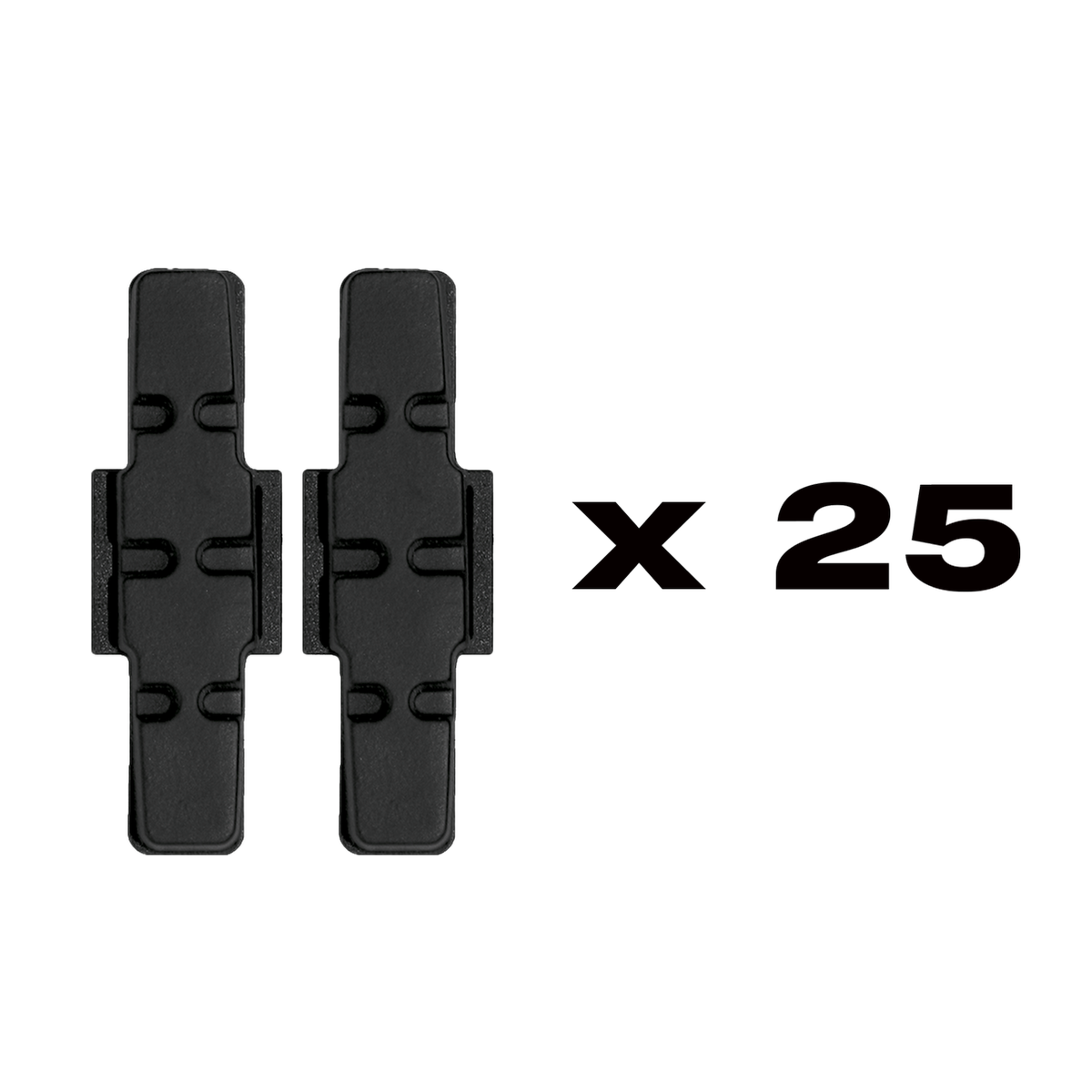 Remblokje zwart (VE = 25 sets)