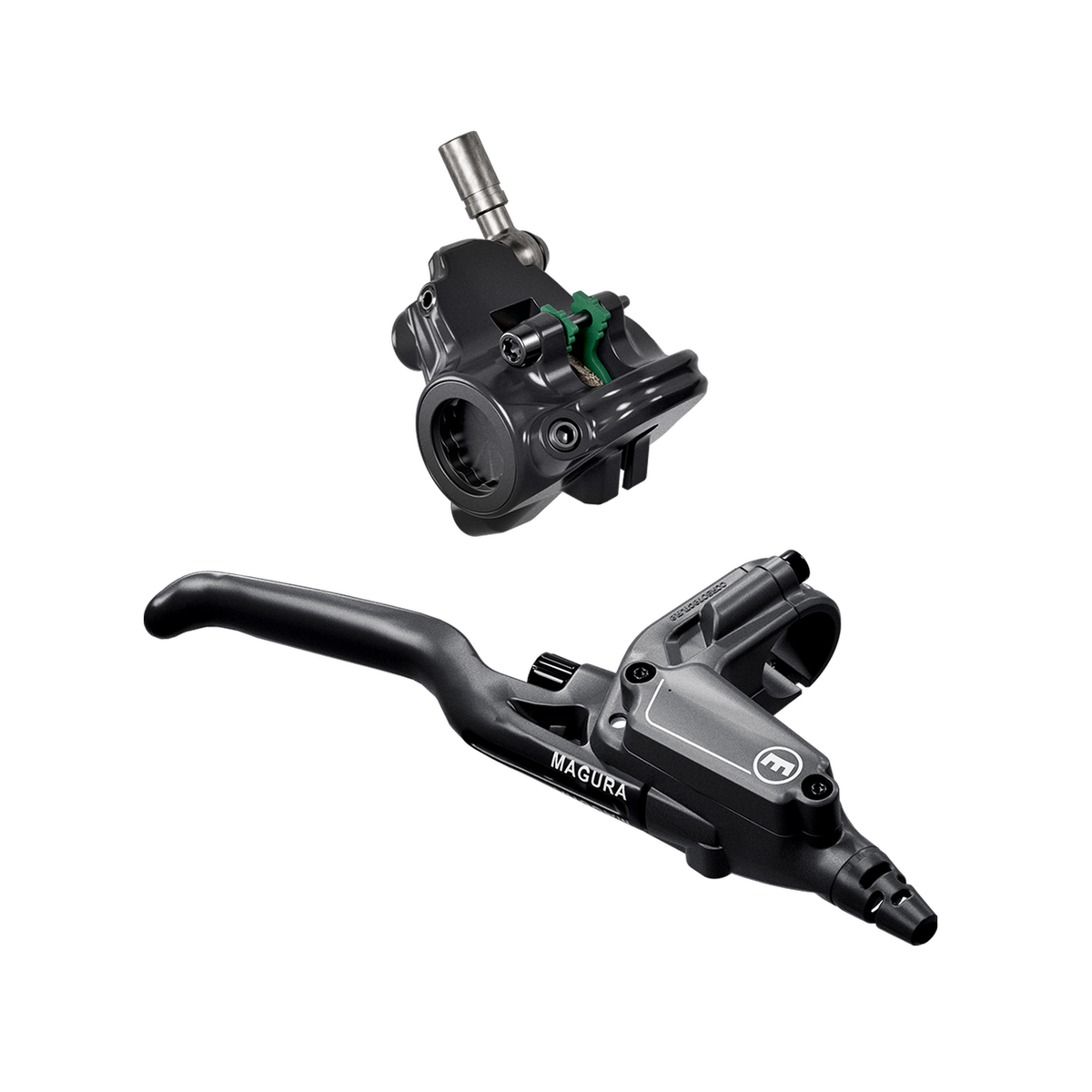 MT C4 rechts, 3-vingers Carbotecture-hendel, Remklauw Flatmount