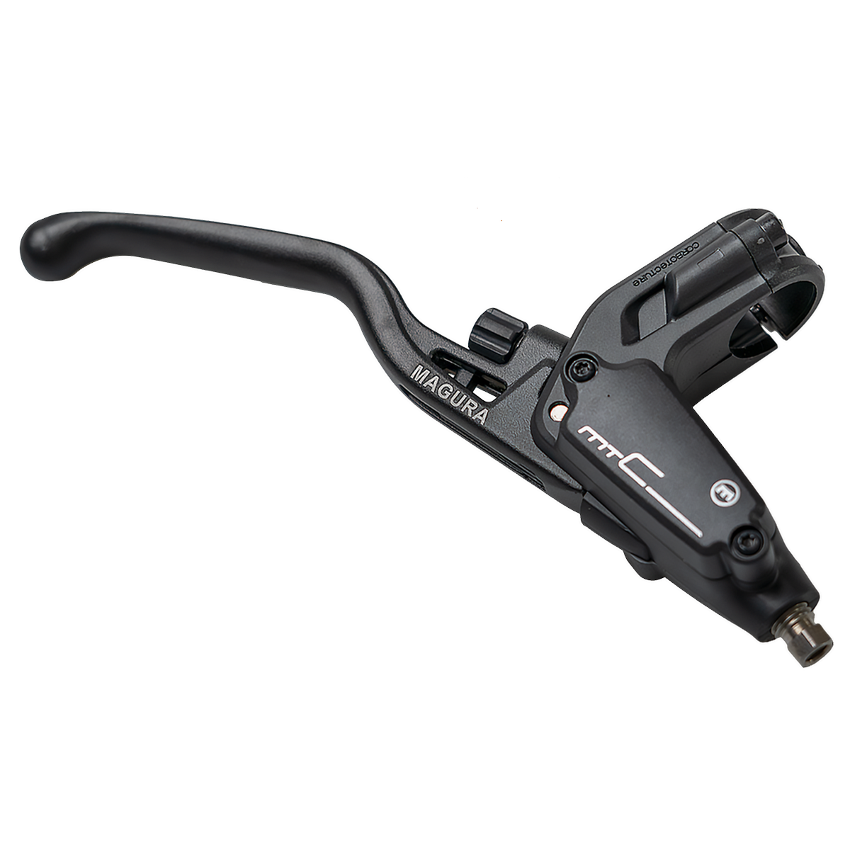 Remgreep MT C ABS rechts, 3-vingersaluminium-hendel met kogelknop (MET MAGNET)