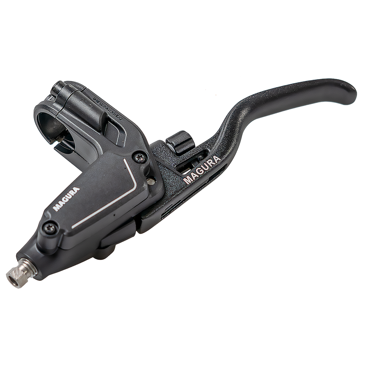 Remgreep MT C ABS links, 2-vingersaluminium-hendel (MET MAGNET)