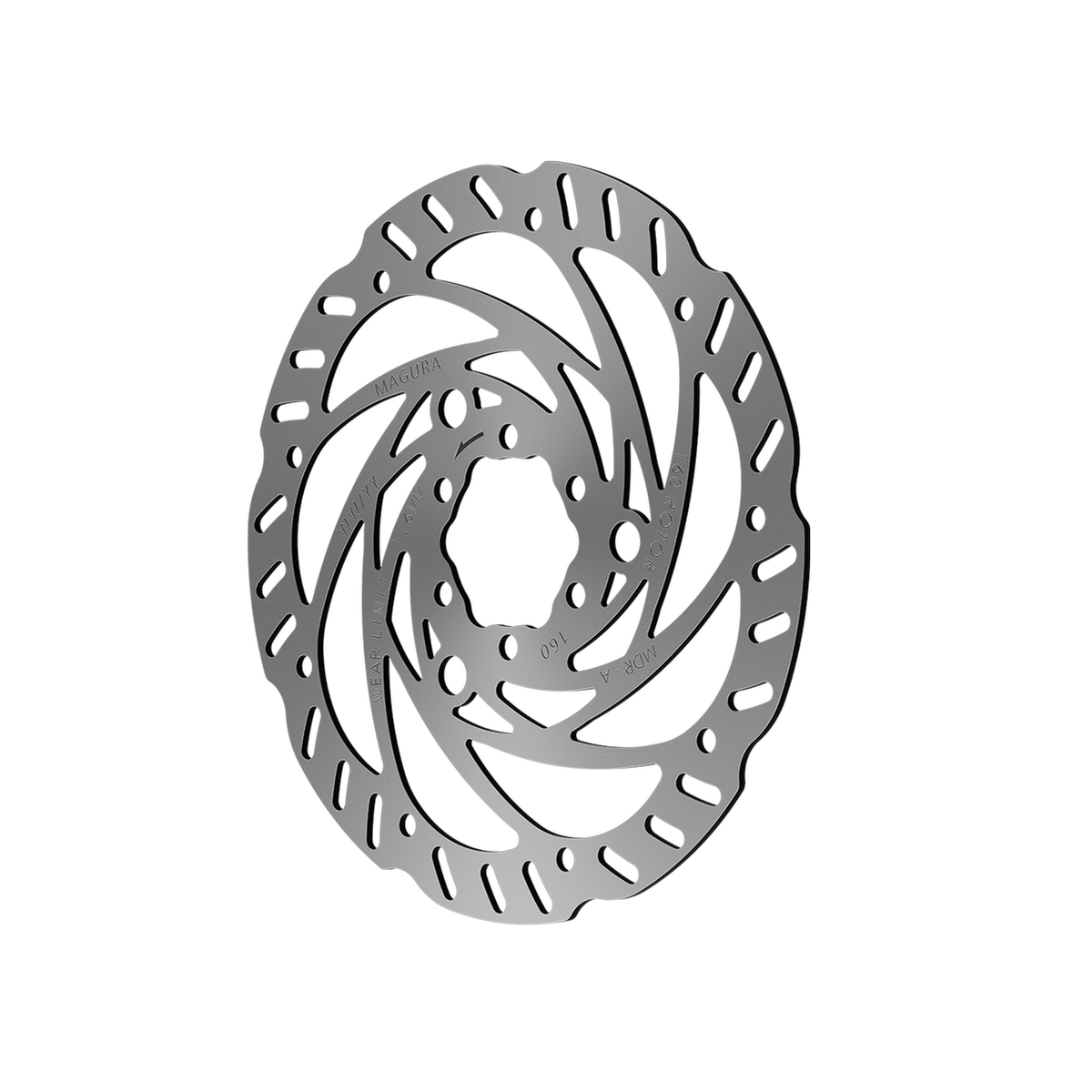 Remschijf MDR-A, Ø 160 mm, 6 gaten