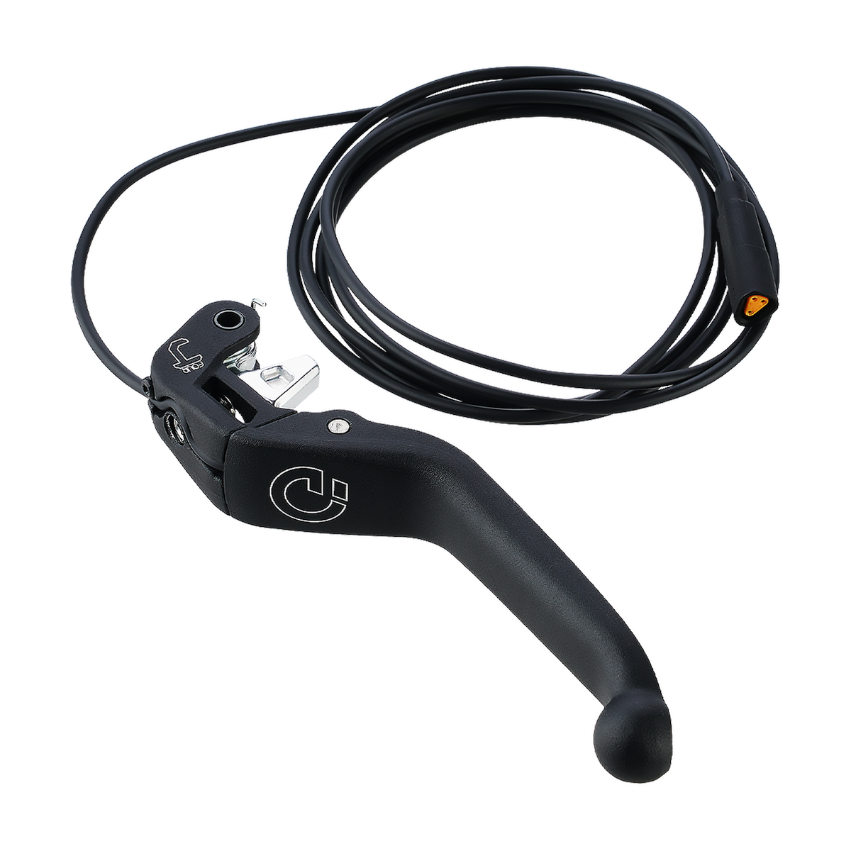 Remhendel MT4e HIGO-sluiter (NO), 3-vingers aluminium hendel met kogelknop, Kabellengte 1.400 mm