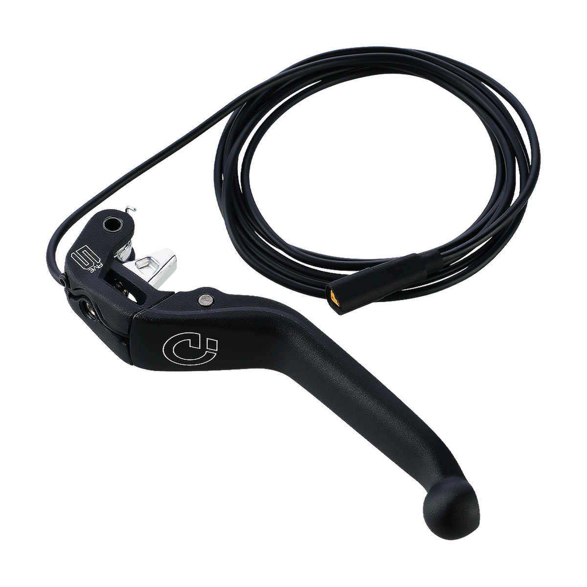 Remhendel MT5e HIGO-sluiter (NO), 3-vingers aluminium hendel met kogelknop, Kabellengte 1.400 mm