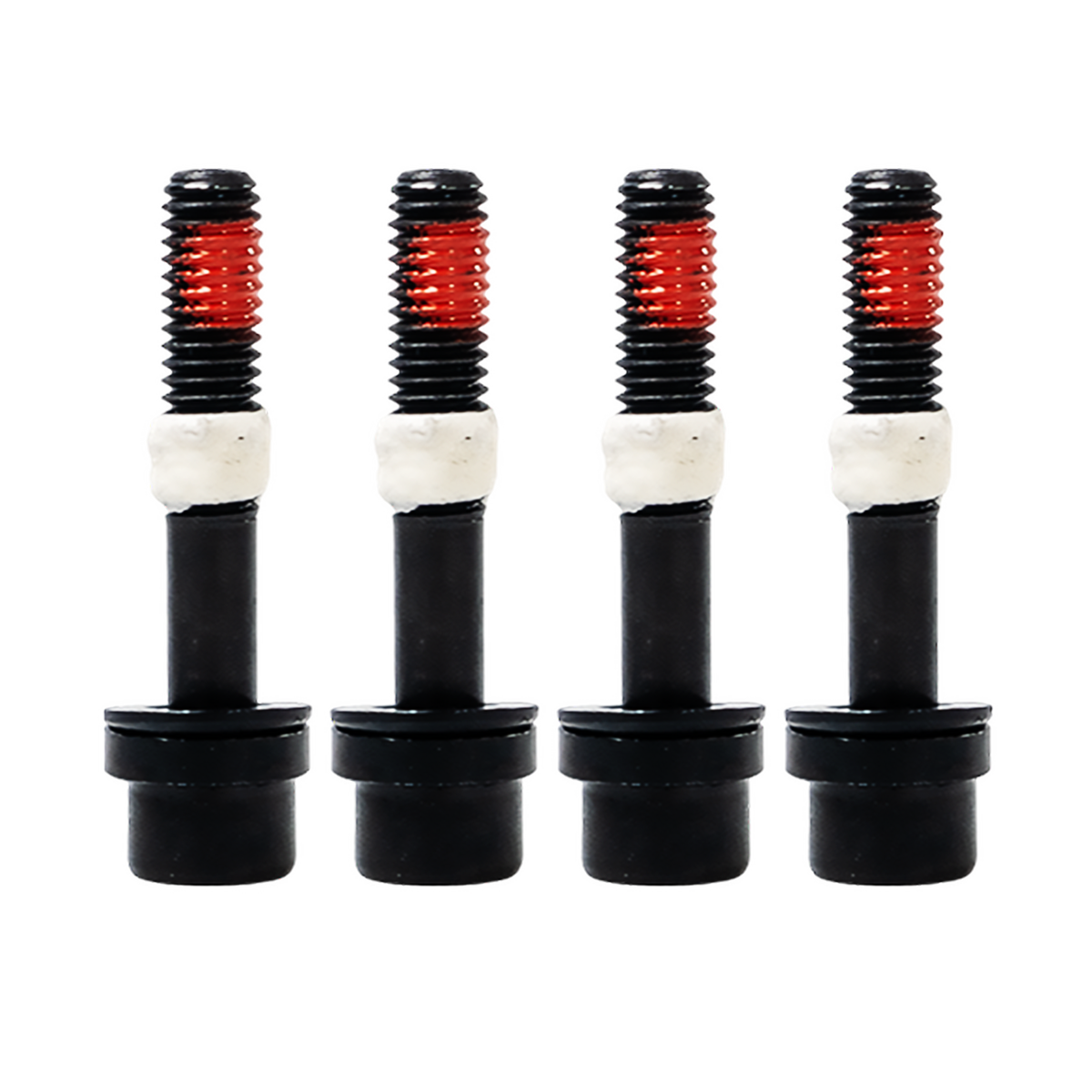 QM M6x35 schroeven met rode draadborgmiddel (4 stuks)