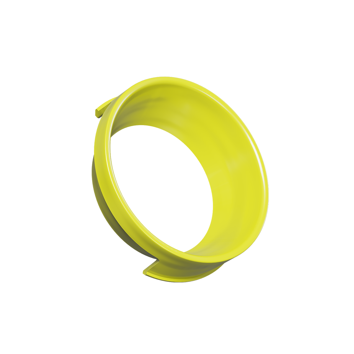 Gele afdekking voor remtang GUSTAV