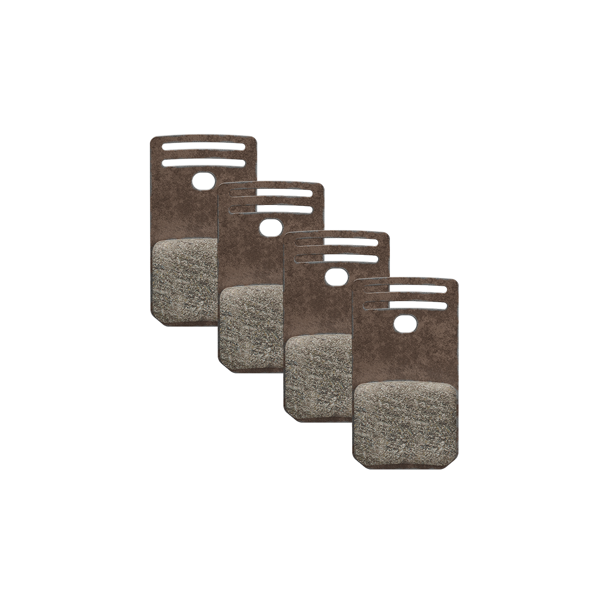 Remblokje MDP 13 SILVER (VE = 1 set)